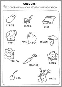 Colours Worksheets